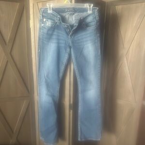 Silver Women's Blue Jeans